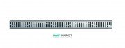 Решетка для сливного трапа ACO ShowerDrain C Волна 885 мм нержавеющая сталь 408559