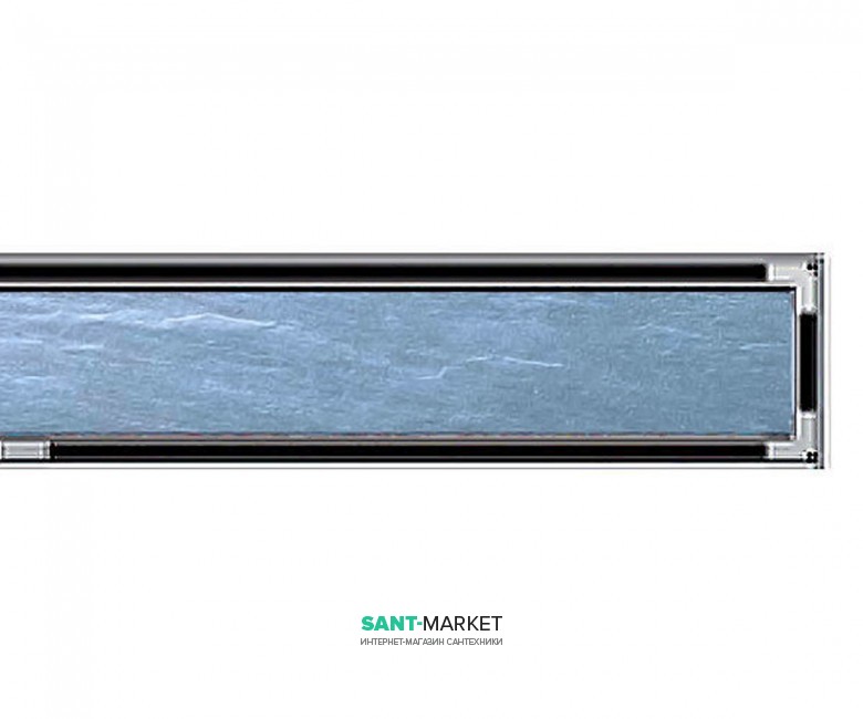 Решітка для зливного трапа ACO ShowerDrain C під плитку 585 мм нержавіюча сталь 408598