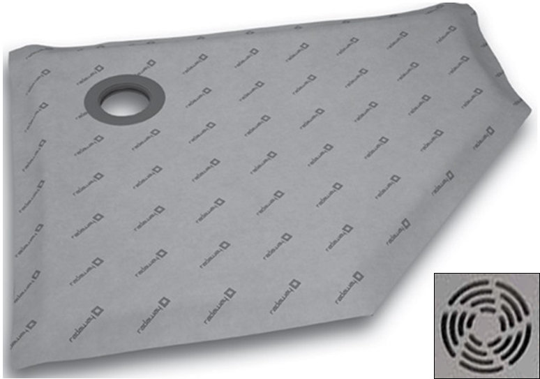 Душова плита Radaway RadаDrain ліва з компактним жолобом 890x990 мм 5PK1009L