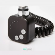 Тен для сушки для рушників електричний HeatQ HEC 300 Вт з кабелем чорний H300.BL.SC