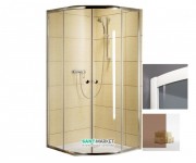 Душевая кабина Radaway Classic A80 белый профиль/коричневое стекло 30010-04-08