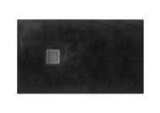 Душевой поддон Roca Terran 160х80 см искусственный камень черный AP0164032001400