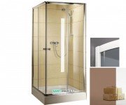 Душова кабіна Radaway Classic C80 білий профіль / коричневе скло 30060-04-08