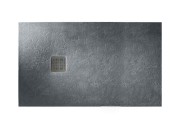 Душевой поддон Roca Terran 100х90 см искусственный камень графит AP013E838401200