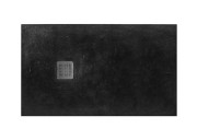 Душевой поддон Roca Terran 120х70 см искусственный камень черный AP014B02BC01400