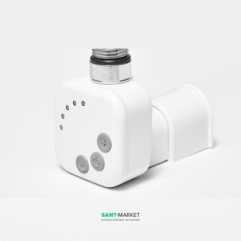 Тэн для полотенцесушителя электрический HeatQ HEC 600 Вт скрытого монтажа белый H600.W.HID