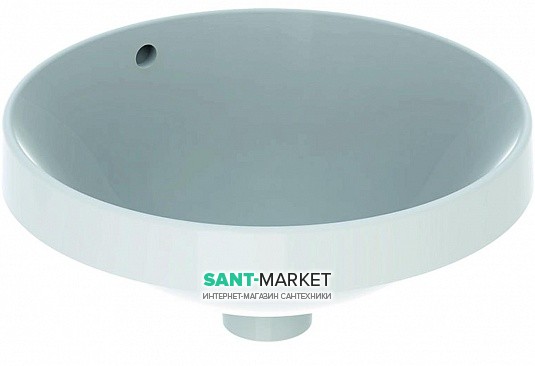 Раковина для ванної кімнати Geberit VariForm з отвором переливу білий 500.701.01.2