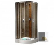 Душевая кабина Radaway Afrodita 80х80 см профиль хром/стекло графит 30112-01-05NA