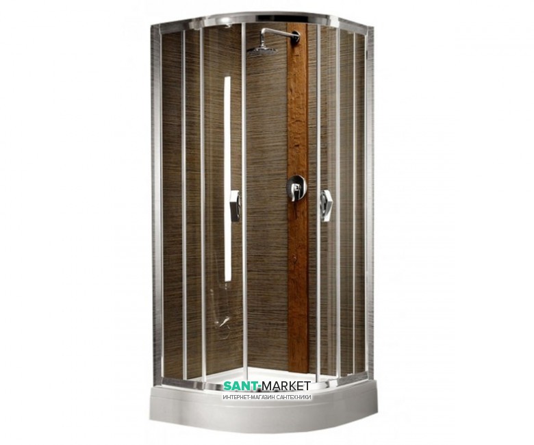 Душевая кабина Radaway Diana 90х90 см профильхром/прозрачное стекло 30302-01-01NA