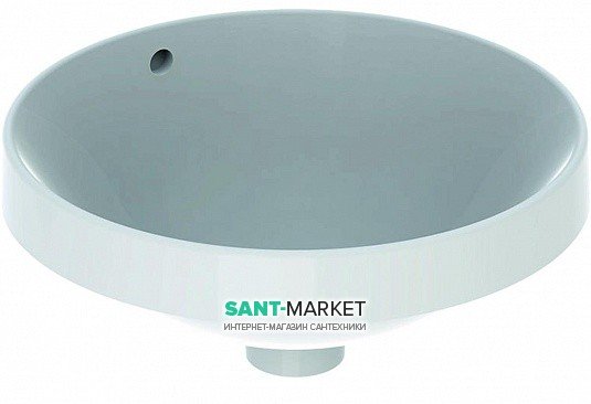 Раковина для ванної кімнати Geberit VariForm з отвором переливу білий 500.701.01.2