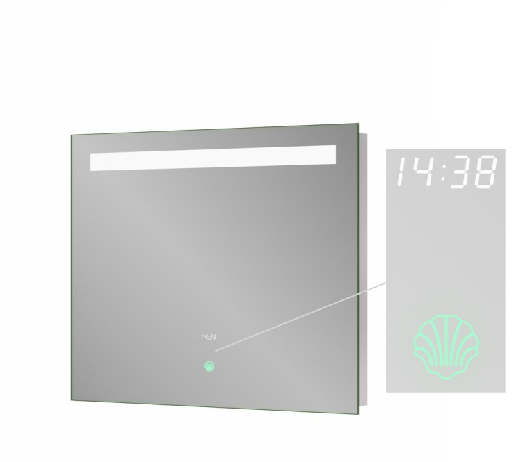 Дзеркало для ванної Sanwerk Lava DeLuxe 80х65 см з LED-підсвіткою ZL0000122