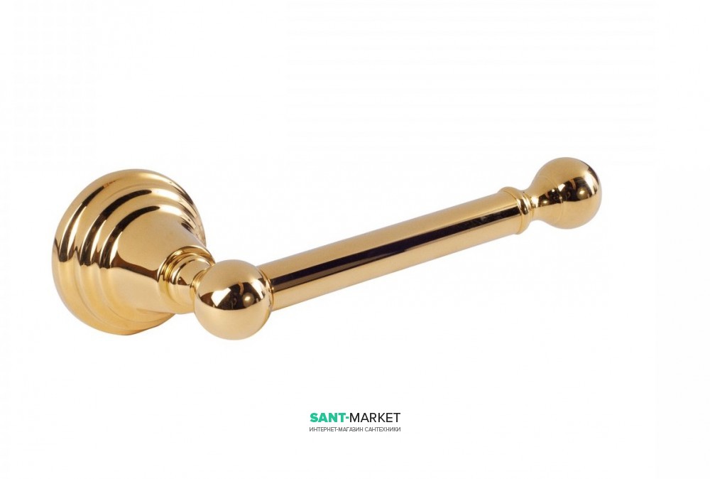 Тримач для туалетного паперу Tres Retro-Tres настінний метал золото 02463606OR