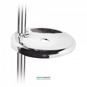 Мильниця для душової штанги Tres Avan-tres Ø18 мм і Ø24 мм хром 134637