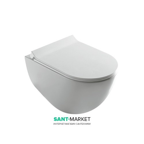 Унитаз Galassia Dream подвесной без бачка без сиденья белый 7312