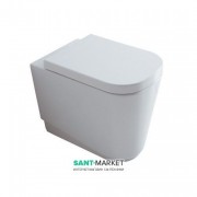 Унітаз Galassia Meg11 підлоговий без бачка без сидіння білий 5409