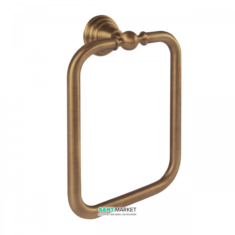 Держатель для полотенец Tres Retro-Tres настенный состаренная латунь матовый 02463609LM