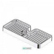 Мильниця для душової штанги Tres Cub Ø18 мм і Ø24 мм хром 918719510