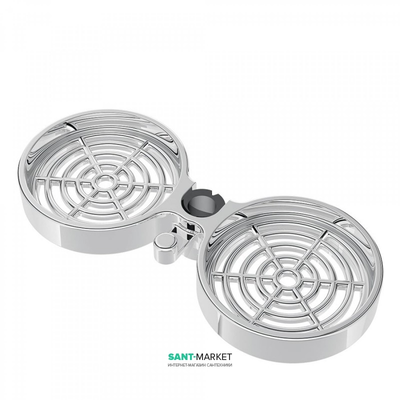 Мильниця для душової штанги Tres Doble Ø18 мм і Ø24 мм хром 916119510