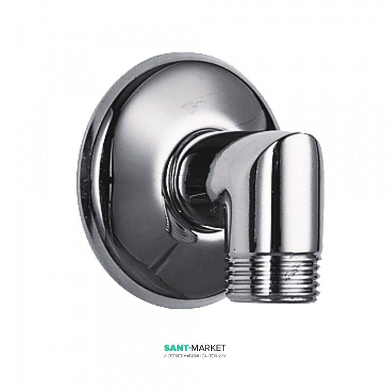 Шланговое подключение Tres латунь хром 134873