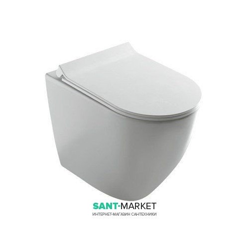 Унитаз Galassia Dream напольный без бачка без сиденья белый 7310