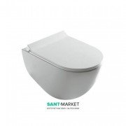 Унитаз Galassia Dream подвесной безободковый без бачка без сиденья белый 7317