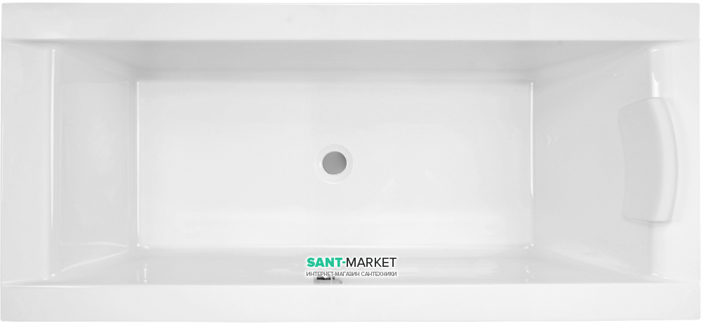 Ванна акрилова прямокутна PoolSpa колекція Windsor 190х85 з ніжками білий PWPNN10ZN000000