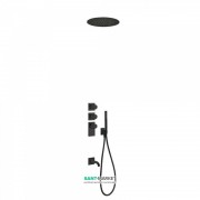 Душевая система Tres Block System colors термостатическая черный матовый 20635302NM