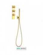 Термостат для душа Tres Block System colors 3 потребителя золото 20635391OR