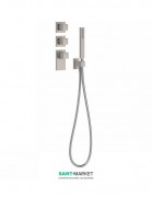 Термостат для душа Tres Block System colors 4 потребителя сталь 20625491AC