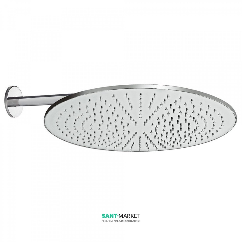 Верхний душ со стены Tres Ø 450 мм с кронштейном хром 29953204