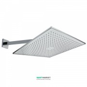 Верхний душ со стены Tres 450х450 мм с кронштейном хром 29953205