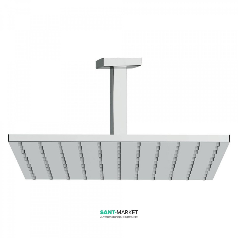 Верхний душ Tres Exclusive 300х300 мм с кронштейном хром 03483102