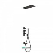 Душевая система Tres Block System colors термостатическая черный матовый 20625301NM