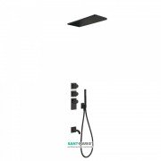 Душевая система Tres Block System colors термостатическая черный матовый 20635301NM