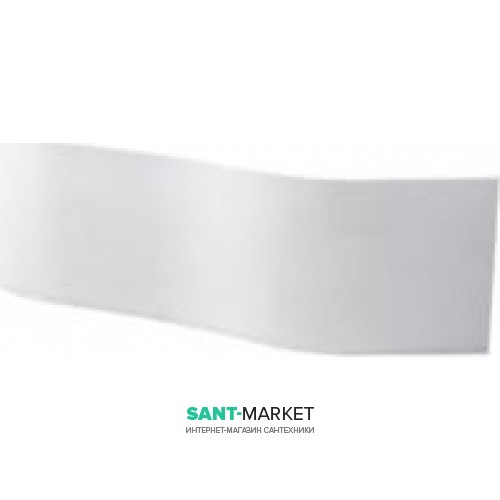 Панель для ванни PoolSpa Leda фронтальна R правая 150 см до ванни без рами акрил білий PWODH10OP000000