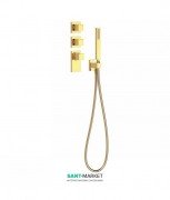 Термостат для душа Tres Block System colors 4 потребителя золото 20625491OR