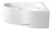 Ванна аэро- и гидромассажная акриловая PoolSpa Leda 150х100 R правая система Smart 2 + белый PHAE410ST2C1960