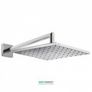 Верхний душ со стены Tres 250х250 мм с кронштейном хром 03423101