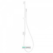 Душовий гарнітур зі штангою Tres Showers латунь білий матовий 03493201BM