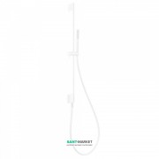 Душовий гарнітур зі штангою Tres Showers латунь білий матовий 03493101BM