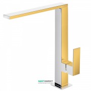 Смеситель для кухни Tres Top Tres colors однорычажный янтарно-желтый/хром 106486AM