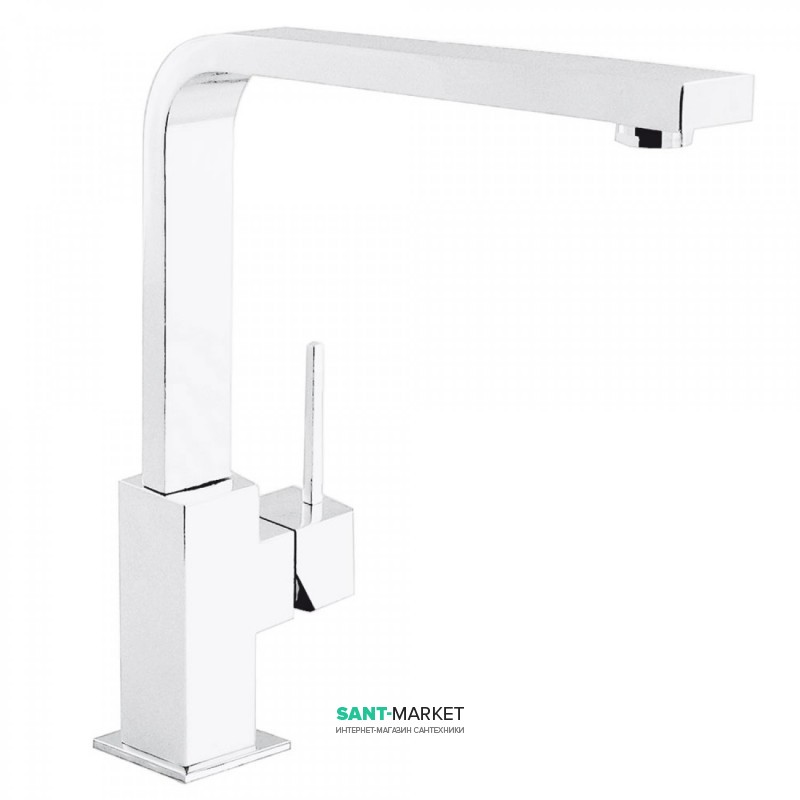 Смеситель для кухни Tres Top Tres colors однорычажный белый матовый 030496BM