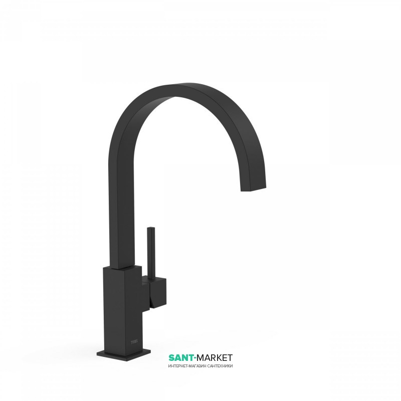 Змішувач для кухні Tres Top Tres colors одноважільний чорний матовий 030498NM