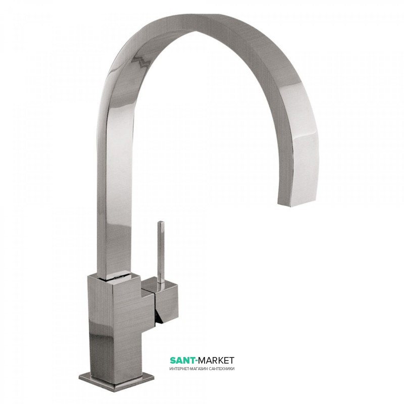 Смеситель для кухни Tres Top Tres colors однорычажный сталь 53049803