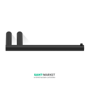 Держатель туалетной бумаги Decor Walther Mikado TPH1 настенный без крышки черный матовый 0520260