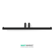 Держатель туалетной бумаги Decor Walther Mikado TPH2 настенный без крышки черный матовый 0520360