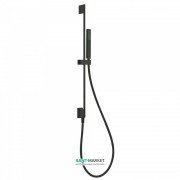 Душевой гарнитур со штангой Tres Showers латунь черный матовый 03493201NM