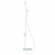 Душевой гарнитур со штангой Tres Showers латунь белый матовый 03493201BM