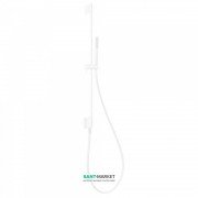 Душевой гарнитур со штангой Tres Showers латунь белый матовый 03493101BM