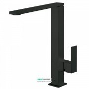 Змішувач для кухні Tres Cuadro colors одноважільний чорний матовий 006486NM